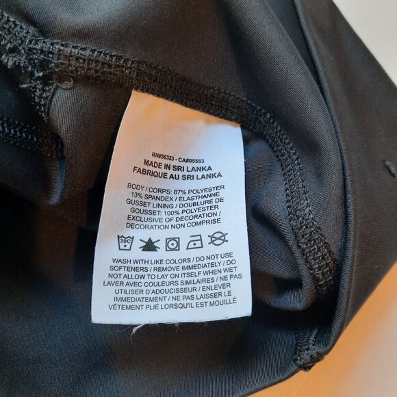 Nike Leggings Womens XL Black High Rise Yoga Crochet Edge 7/8 Boho Dri-Fit - Picture 5 of 12